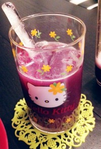 紫キャベツのコールドプレスジュース♡