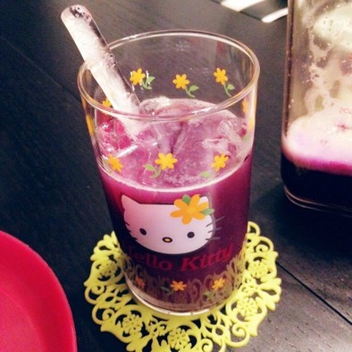 紫キャベツのコールドプレスジュース♡の写真