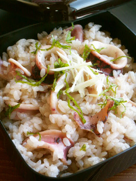 簡単イカと生姜の炊き込みご飯