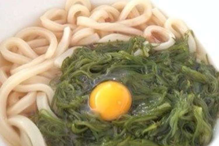 生めかぶうどん レシピ 作り方 By うさbee クックパッド