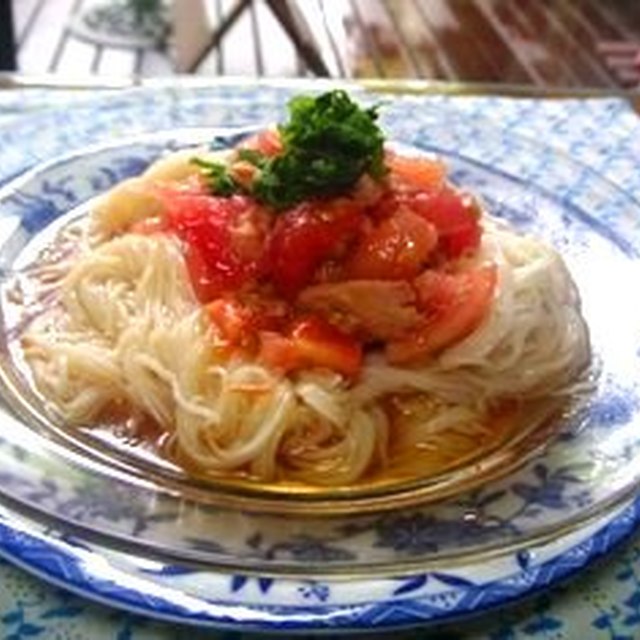 トマツナそうめん レシピ 作り方 By お茶丸 クックパッド 簡単おいしいみんなのレシピが371万品