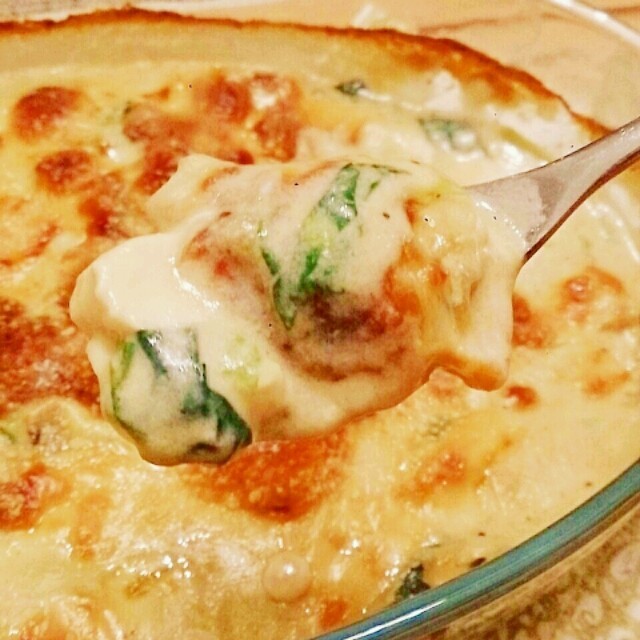 ほうれん草グラタン レシピ・作り方