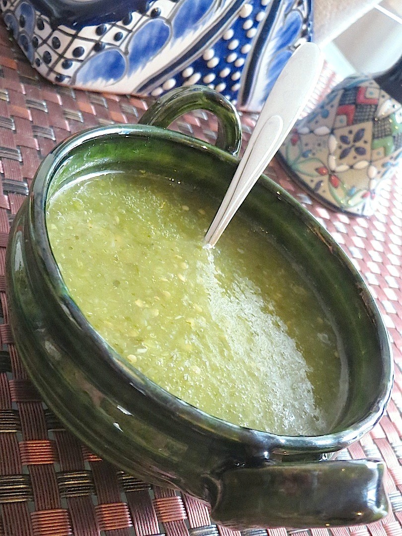 ペルーのアジ・ベルデのレシピ