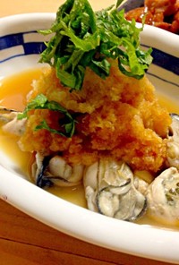 プリプリ〜牡蠣のおろしポン酢♪