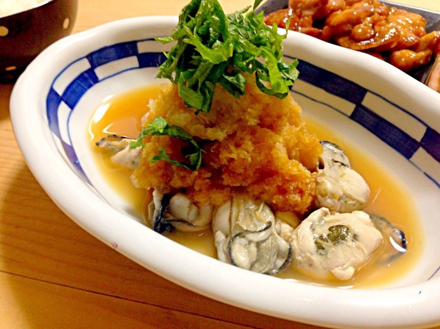 プリプリ〜牡蠣のおろしポン酢♪の画像