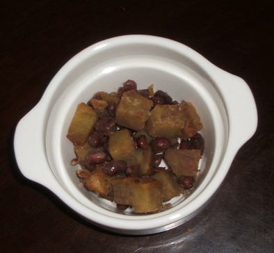 さつま芋と小豆の甘煮の写真