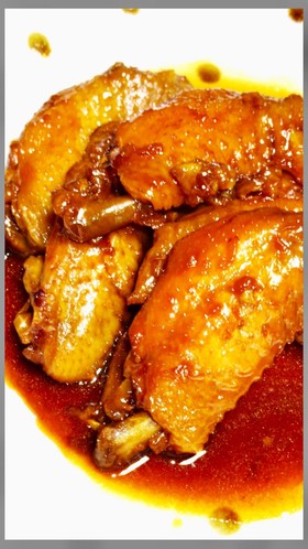 美味いんだっ手羽!俺の手羽先柔らか煮だ!