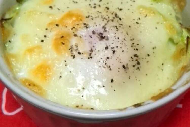 キャベツと卵のチーズココット レシピ 作り方 By Aki ｏ クックパッド