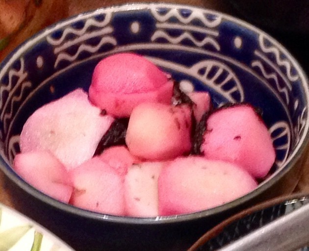 梅酢を使って菊芋の柴漬けの画像