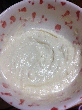 ヘルシー豆腐でクリームチーズの画像