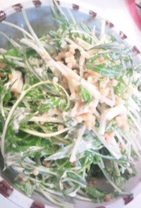 5分で簡単☆和田アキ子さんの水菜サラダ
