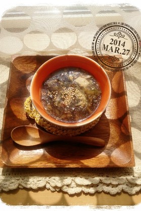 具沢山のもずくスープ*超簡単♪