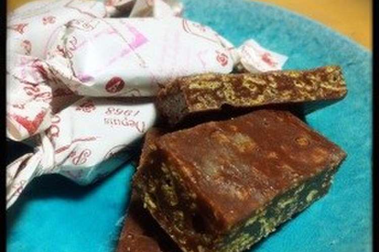 チョコキャラメルバー バレンタイン 大量 レシピ 作り方 By Hanakichi クックパッド 簡単おいしいみんなのレシピが350万品