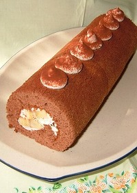 ココアロールケーキ