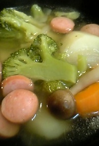 【我家のポトフ風野菜スープ】