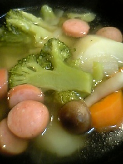 【我家のポトフ風野菜スープ】の写真