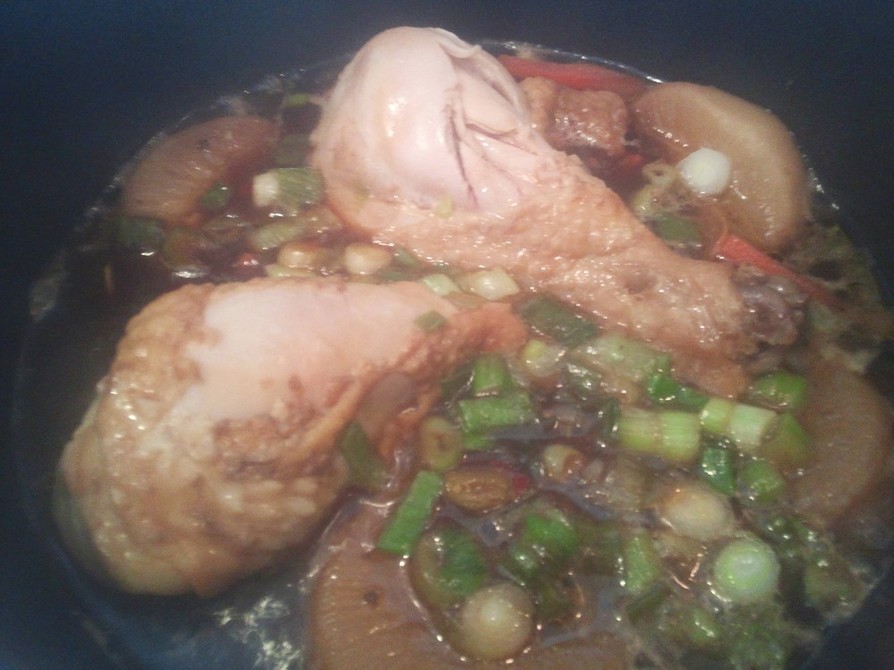 鶏の黒酢煮の画像