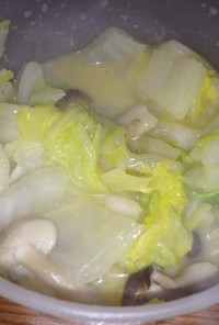 白菜の酢味噌和え。