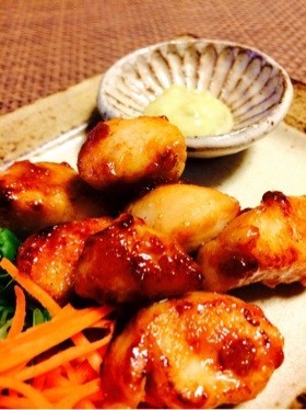 【15分】山葵マヨdeささみ塩麹バター焼