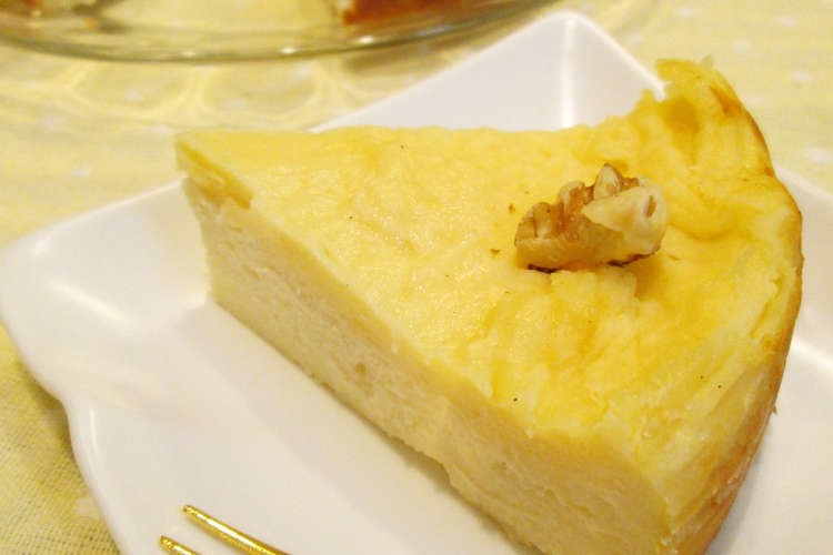 簡単 カスタードのせ濃厚チーズケーキ レシピ 作り方 By Dellaたん クックパッド
