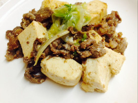 肉豆腐?豆腐チャンプルー