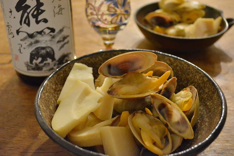 今が旬 活アオヤギと筍の酒蒸し煮 レシピ 作り方 By トラヤマ クックパッド 簡単おいしいみんなのレシピが353万品