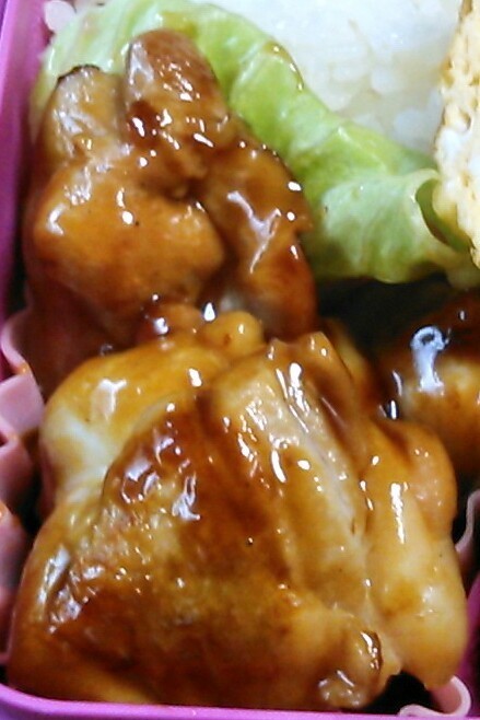 【お弁当】鶏肉照り焼きの画像