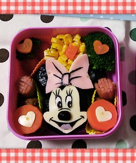 キャラ弁☆ミニーちゃん