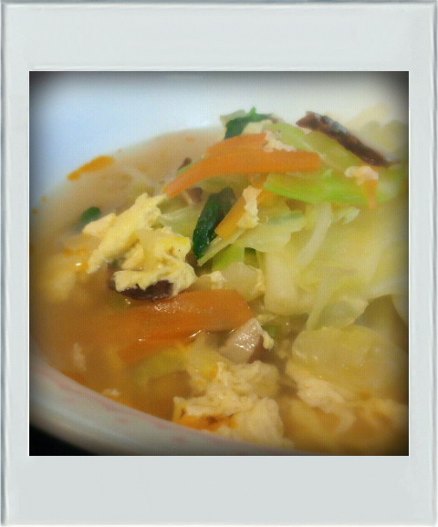 ■カット野菜■食べるスープ☆簡単減量朝昼の画像