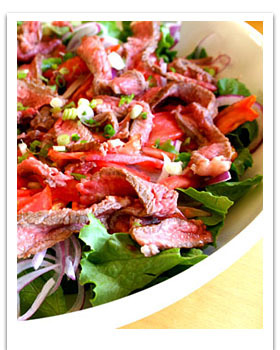タイ風牛肉のサラダの画像