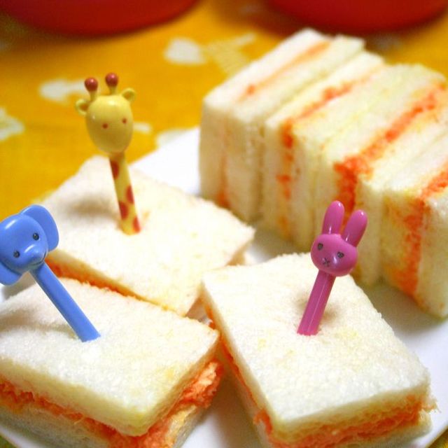 これなに ちょっとびっくり 人参サンド レシピ 作り方 By けゆあ クックパッド 簡単おいしいみんなのレシピが371万品