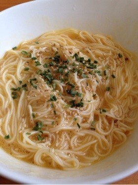 ランチ!夜食!混ぜるだけ☆卵かけ素麺