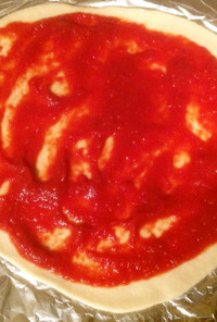 マルゲリータピザのトマトソース