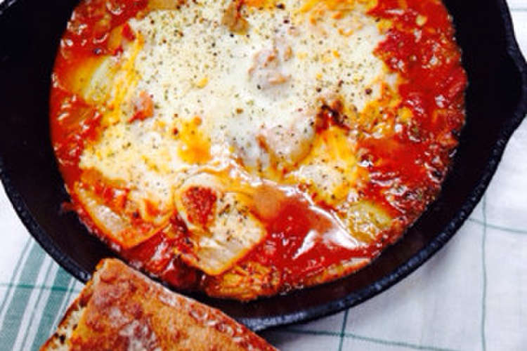 バゲットonトマトチーズ煮込み レシピ 作り方 By Mogurarock クックパッド 簡単おいしいみんなのレシピが362万品