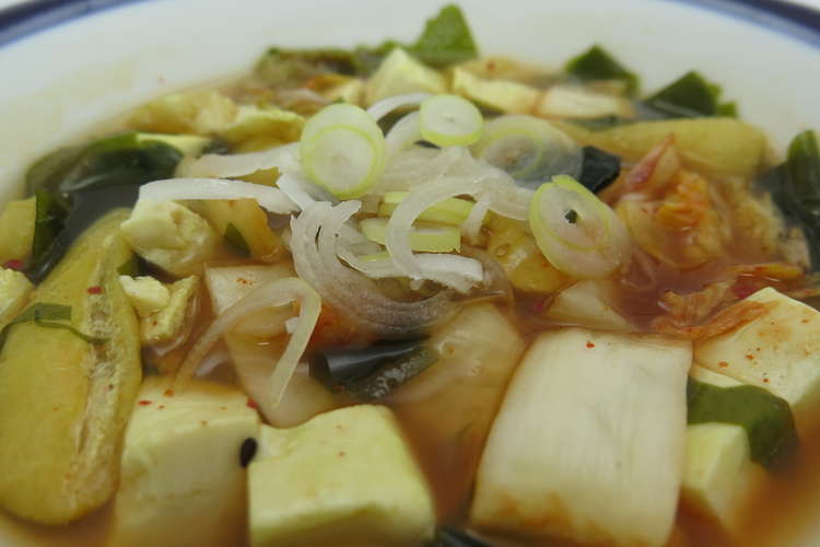 キムチ屋さんの キムチと豆腐のスープ レシピ 作り方 By 韓国キムチ成栄食品 クックパッド 簡単おいしいみんなのレシピが349万品