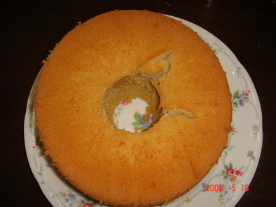 キャラメルシフォンケーキの写真