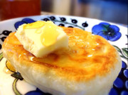 オシャレに休日の朝食 クランペット の写真