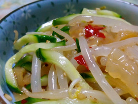 モヤシもうまうま♪中華クラゲ簡単ナムル