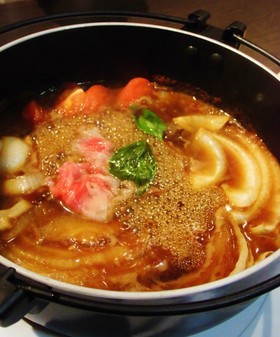絶品!トマトすき焼き~♫