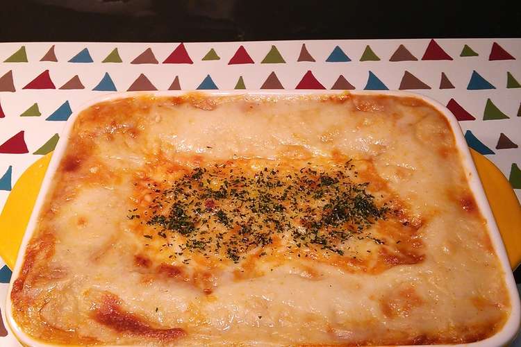 松橋 パスタも手作り簡単節約ラザニア レシピ 作り方 By よしもと料理男子 クックパッド 簡単おいしいみんなのレシピが361万品
