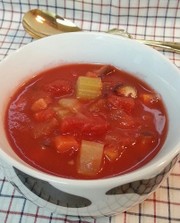 食べるトマトスープ♪野菜室の整理に!の写真