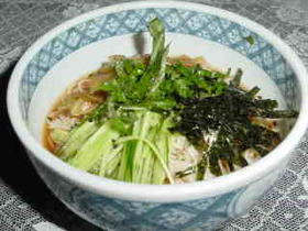 冷やしナスそうめん