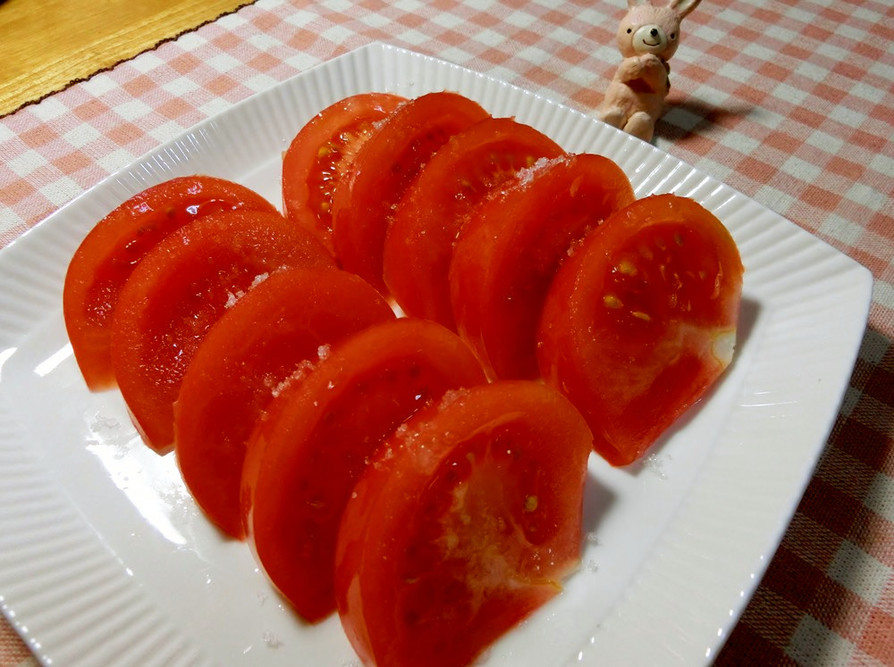 ☆トマトにお砂糖かけるだけ～☆の画像