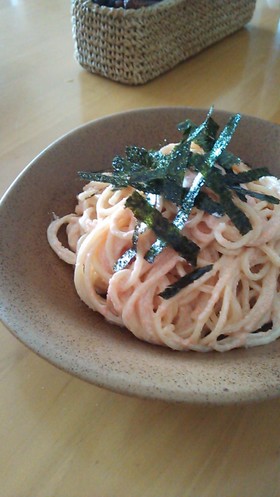 ワンボールdeたらこパスタ