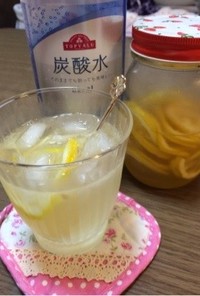 ビタミンたっぷりハチミツレモンジュース☆