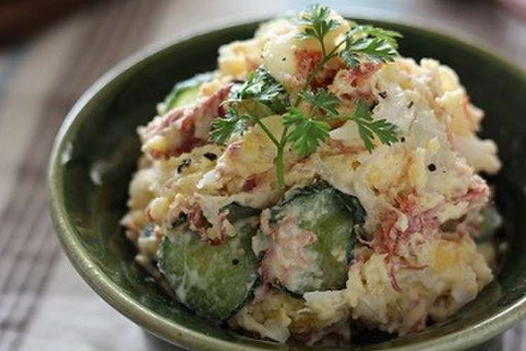 新玉ねぎとコンビーフのポテトサラダ レシピ 作り方 By ぴくるす クックパッド