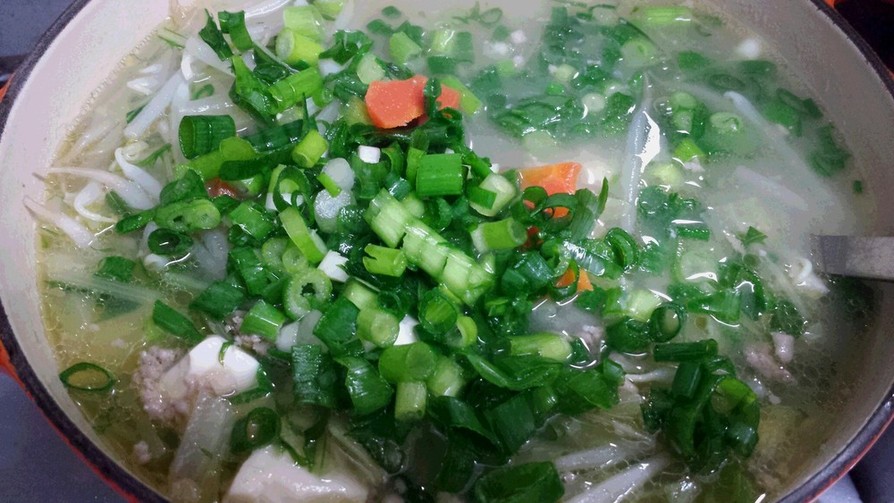 豚汁に飽きたら☆味噌ラーメン風野菜スープの画像