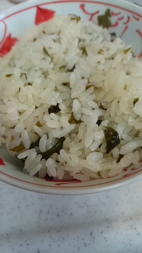簡単おいしい☆我が家のわかめご飯