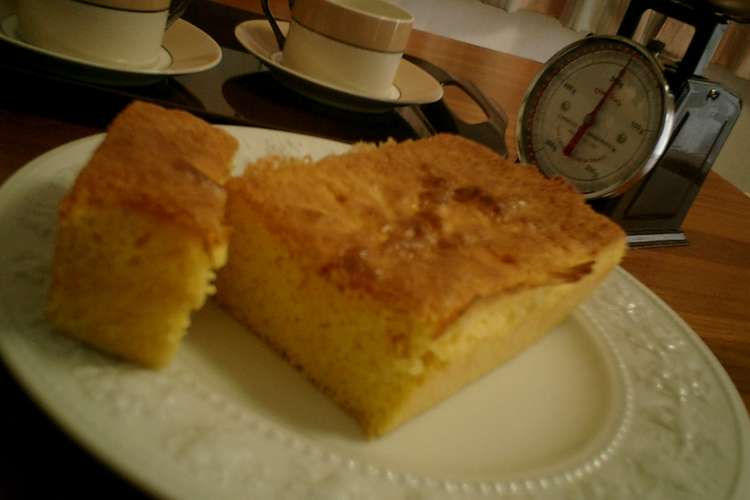 ふわふわサクサク簡単パウンドケーキ レシピ 作り方 By そばかすママ クックパッド