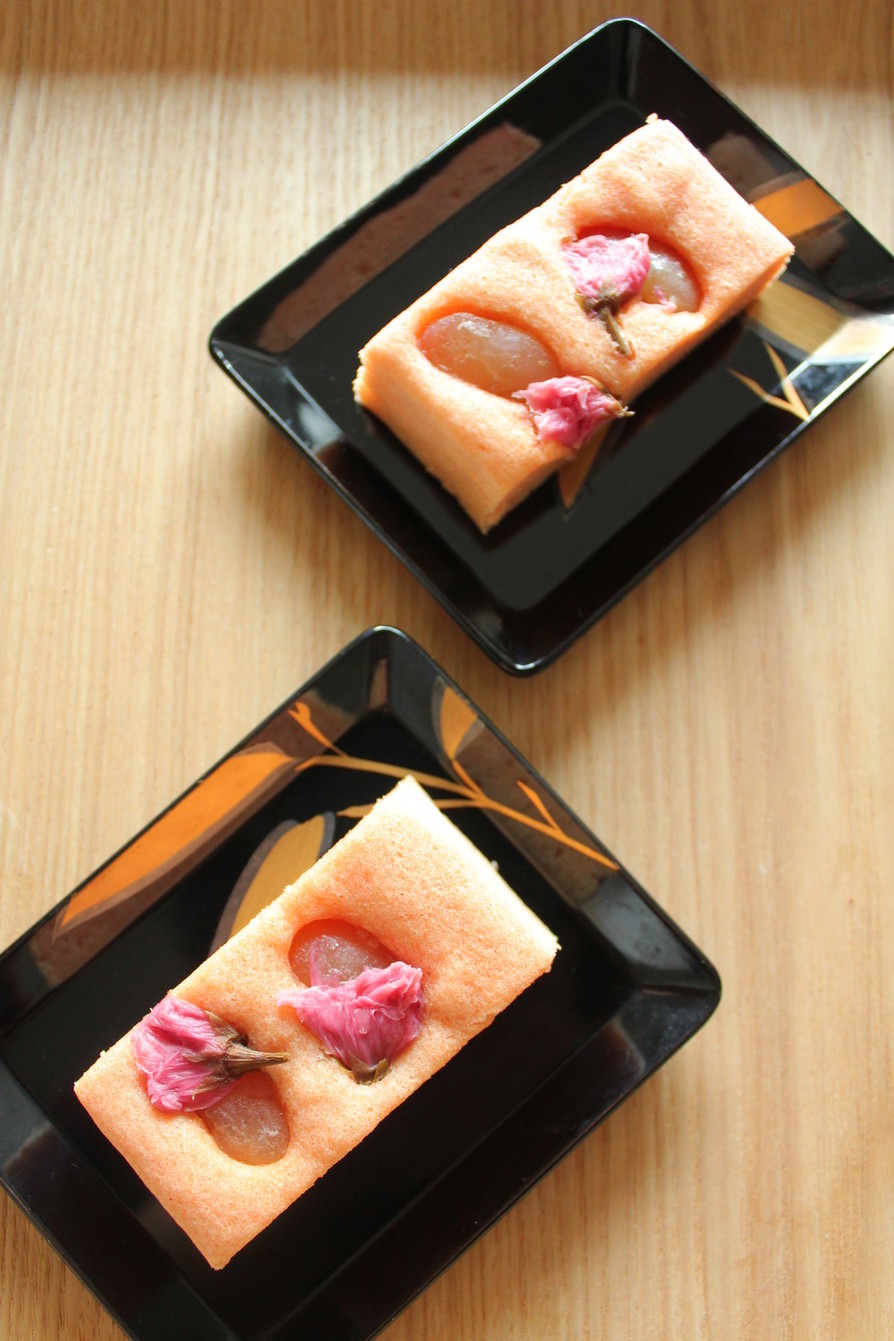 ✿　桜の浮島　✿　～簡単和菓子の画像